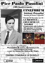 Per i 100 Pasolini -Proiezione di Ricotta con Cineforum-Degustazione