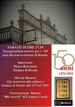 INAUGURAZIONE MOSTRA 150 ANNI DI CINEMA– TEATRO COMUNALE DI DOSOLO